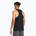 Men's running tank top Under Armour Launch Singlet black/reflective 2