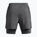 Men's Under Armour Launch 5" 2in1 castlerock/castlerock/reflective running shorts 6