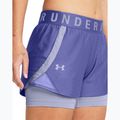 Under Armour Play Up 2-In-1 starlight/celeste/celeste women's training shorts 4