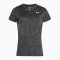 Under Armour Tech V-Twist black/white women's training t-shirt 3