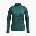 Women's Under Armour Tech 1/2 Zip-Twist hydro teal/white sweatshirt 6