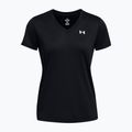 Women's training shirt Under Armour Tech SSV Solid black/white