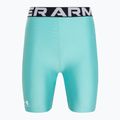 Under Armour women's shorts HG Authentics 8in radial turquoise/white 4