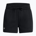 Under Armour Rival Fleece women's training shorts black/white 5