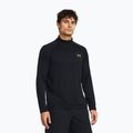 Men's Under Armour Tech 2.0 1/2 Zip black/high vis yellow sweatshirt