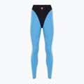 Women's Under Armour Project Rock LG Grind Ankle Leg training leggings black/viral blue/astro pink 4