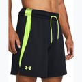 Under Armour Tech Vent men's training shorts black/high-vis yellow/high-vis yellow 4