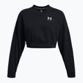 Under Armour women's training sweatshirt Rival Terry Os Crop Crew black/white 3