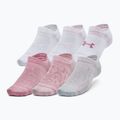 Under Armour Essential No Show 6 Pack training socks pink elixir/prime pink/pink elixir