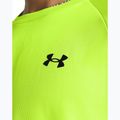 Men's Under Armour Tech Textured high vis training t-shirt yellow/black 3