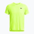 Men's Under Armour Tech Textured high vis training t-shirt yellow/black 4