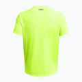 Men's Under Armour Tech Textured high vis training t-shirt yellow/black 5