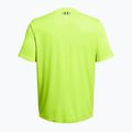 Men's Under Armour Tech Vent Geode high vis yellow/black training t-shirt 5