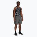 Men's training shorts Under Armour Woven Wordmark castlerock/white 2
