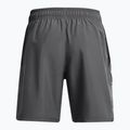 Men's training shorts Under Armour Woven Wordmark castlerock/white 6