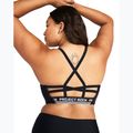 Under Armour Project Rock All Train Crossback black/white fitness bra 2