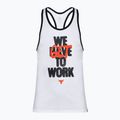 Under Armour Project Rock Get To Work Tank white/black/phoenix fire men's training tank top