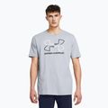 Under Armour GL Foundation Update mod gray medium heather/black men's training shirt