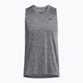 Men's training top Under Armour Tech Tank castlerock/black 3