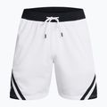 Men's basketball shorts Under Armour Curry Mesh Short 4 white/black/white