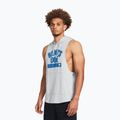 Under Armour Project Rock Rents Due HD mod gray medium heather/viral blue men's training longsleeve