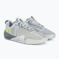 Under Armour men's training shoes TriBase Reign 6 mod gray/starlight/high vis yellow 4