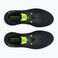 Under Armour Hovr Turbulence 2 men's running shoes black/black/high vis yellow 10