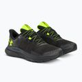 Under Armour Hovr Turbulence 2 men's running shoes black/black/high vis yellow 4