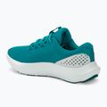 Men's Under Armour Charged Surge 4 circuit teal/halo gray/hydro teal running shoes 3