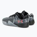 Under Armour men's training shoes TriBase Reign 6 gray void/pitch gray/rush red 3