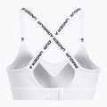 Training bra Under Armour Infinity High 2.0 white/black 4