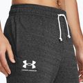 Men's trousers Under Armour Rival Terry Jogger castlerock light heather/onyx white 4