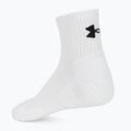 Socks Under Armour Training Cotton Quarter 3 pairs white/white/black 2