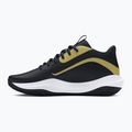 Under Armour Lockdown 7 basketball shoes black/black/metallic gold 3