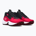 Under Armour GS Lockdown 7 red/black/white children's basketball shoes 8