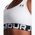 Under Armour HG Authentics Mid Branded white/black training bra 3