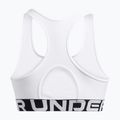 Under Armour HG Authentics Mid Branded white/black training bra 5