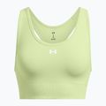 Under Armour Vanish Seamless Mid Branded retro green/white training bra 4