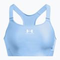 Under Armour HeatGear Armour High horizon blue/white training bra 4