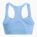 Under Armour HeatGear Armour High horizon blue/white training bra 5