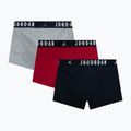 Men's boxers Nike Jrdan JHM Flight Cotton Trunk 3 pairs gym red/black 2