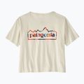 Women's Patagonia Unity Fitz Easy Cut Responsibili brich white T-shirt 4