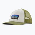 Patagonia P-6 Logo LoPro Trucker white/buckhorn green cap