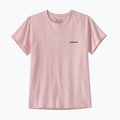 Women's Patagonia P-6 Logo Responsibili-Tee trekking t-shirt whisker pink 3