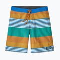 Men's Patagonia Wavefarer Boardshorts fitz stripe/pufferfish gold