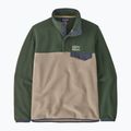 Men's Patagonia LW Synch Snap-T P/O seabird grey trekking sweatshirt 3