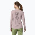 Women's Patagonia Cap Cool Daily Graphic Shirt Longsleeve - Lands clean climb bloom/echo purple 2