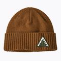 Patagonia winter beanie Brodeo dawn tracks patch/shelter brown