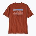 Patagonia '73 Skyline Organic burnished red men's t-shirt