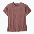 Women's Patagonia P-6 Logo Responsibili-Tee dulse mauve T-shirt